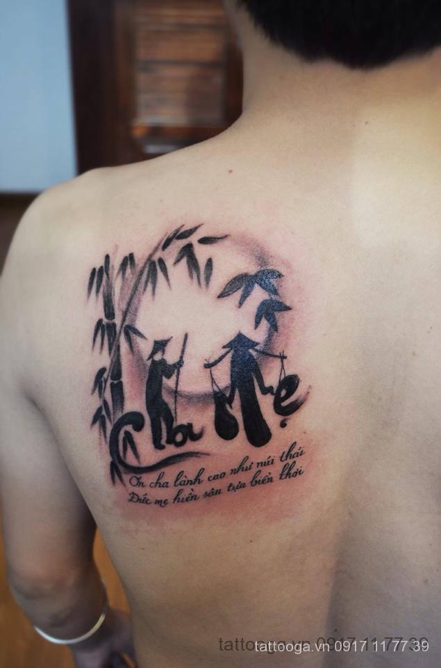 Tuyển tập hình xăm cha mẹ đẹp và ý nghĩa nhất - Tattoo Gà