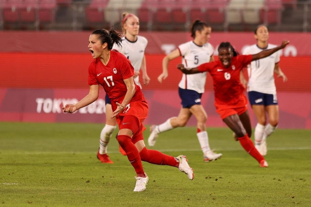 Bóng đá nữ Olympic: Mỹ thua sốc, Canada lần đầu vào chung kết | Báo điện tử Tiền Phong