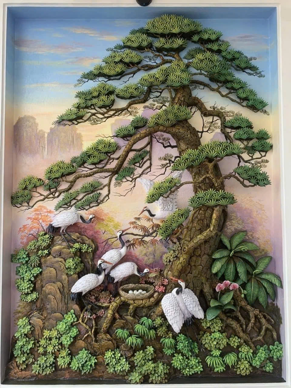 dịch vụ đắp tranh phù điêu theo yêu cầu