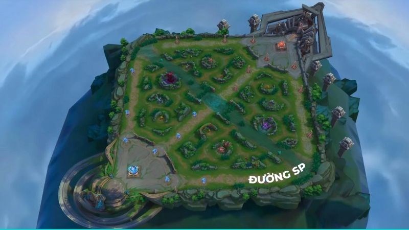 Đường Support là đường Rồng, thường được đi chung để hỗ trợ cho AD Lane trong Liên Quân là gì? Lane được phân chia như thế nào?