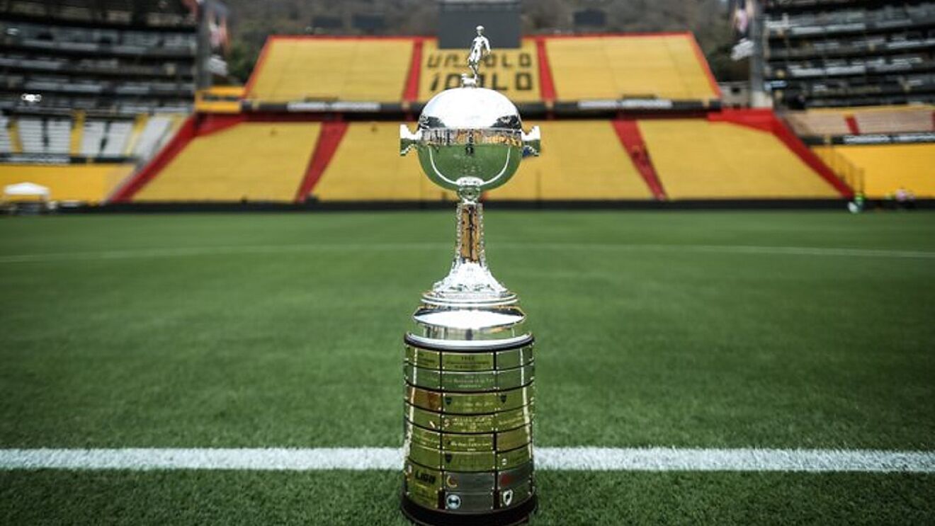 Các cầu thủ ăn mừng chức vô địch Copa Libertadores